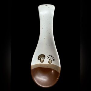 🛑 SOLD Vintage Otagiri Hand Crafted Pottery Mushrooms Spoon Rest